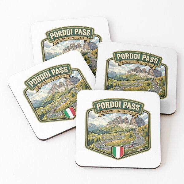 Item preview, Pordoi Pass - Motorcycle Alpine Road designed and sold by enzoade.