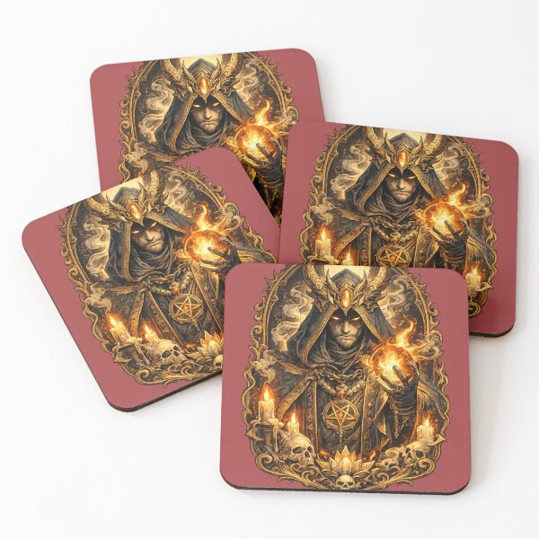 Item preview, Infernal Mage – Dark Sorcerer Fire Sticker designed and sold by DrizzyV.