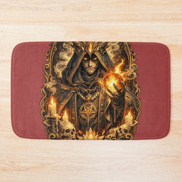 Item preview, Infernal Mage – Dark Sorcerer Fire Sticker designed and sold by DrizzyV.