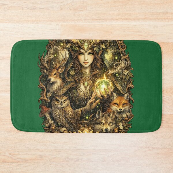Item preview, Forest Guardian – Nature Spirit Art Sticker designed and sold by DrizzyV.