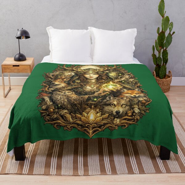Item preview, Forest Guardian – Nature Spirit Art Sticker designed and sold by DrizzyV.