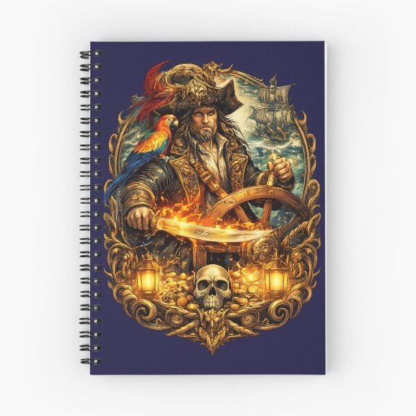 Item preview, Cursed Captain – Pirate Dark Fantasy Sticker designed and sold by DrizzyV.
