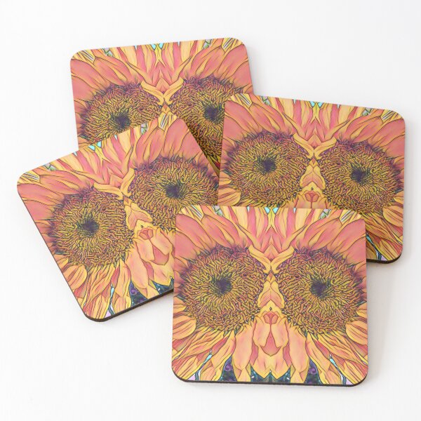 Item preview, Sweet Symmetry Sunflower Face designed and sold by oh-bi-me.