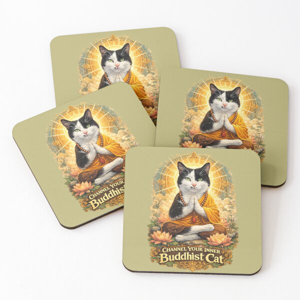 Item preview, Buddhist Cat designed and sold by Its-Oldn-Rusty.