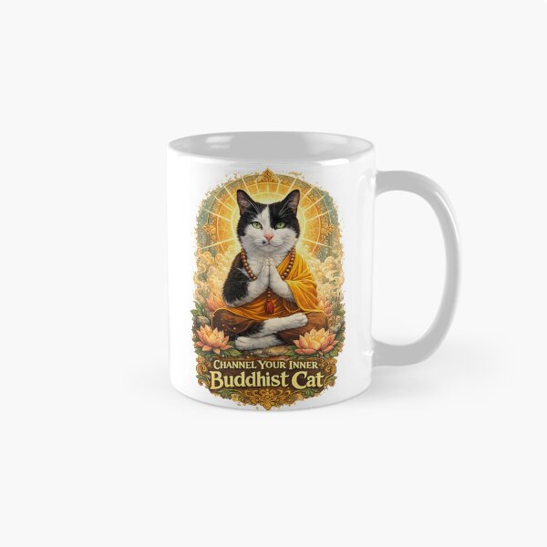 Item preview, Buddhist Cat designed and sold by Its-Oldn-Rusty.