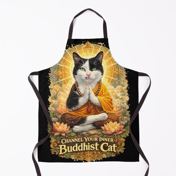 Artikelvorschau, Buddhist Cat entworfen und verkauft von Its-Oldn-Rusty.