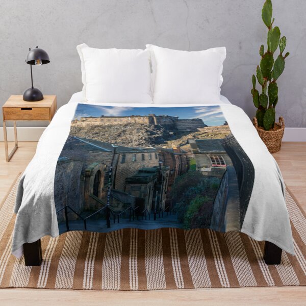 Item preview, Edinburgh Castle View From The Vennel Steps designed and sold by RJW Images.