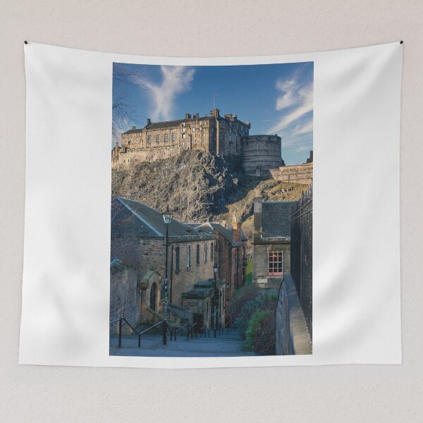 Item preview, Edinburgh Castle View From The Vennel Steps designed and sold by RJW Images.