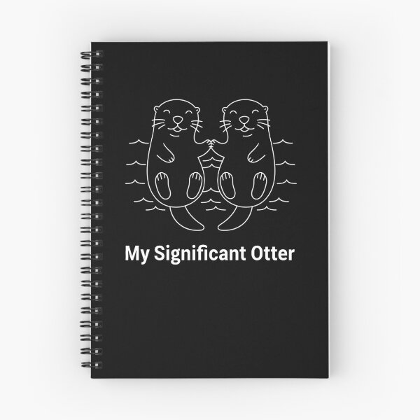 Item preview, My Significant Otter - Cute Funny Animal Pun Valentine's Day Design designed and sold by Axivra.