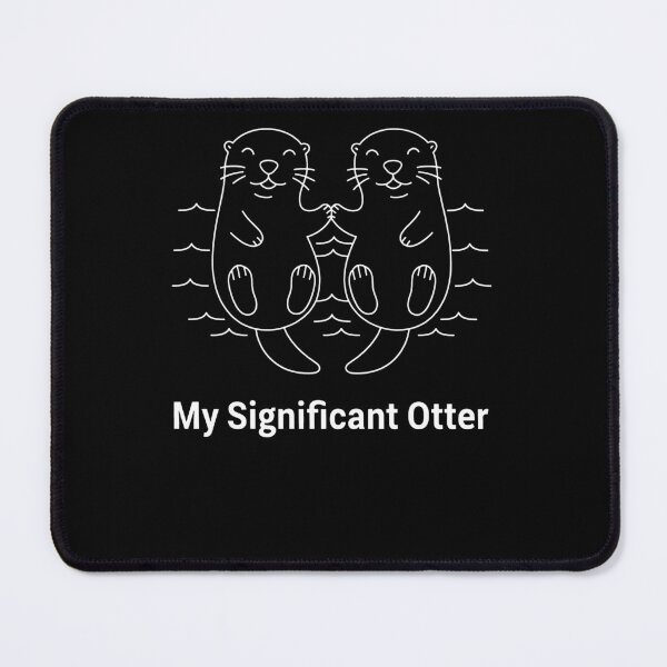 Item preview, My Significant Otter - Cute Funny Animal Pun Valentine's Day Design designed and sold by Axivra.
