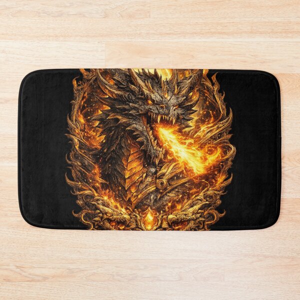 Item preview, Fire Dragon Core – Minimal Epic Dragon Sticker designed and sold by DrizzyV.