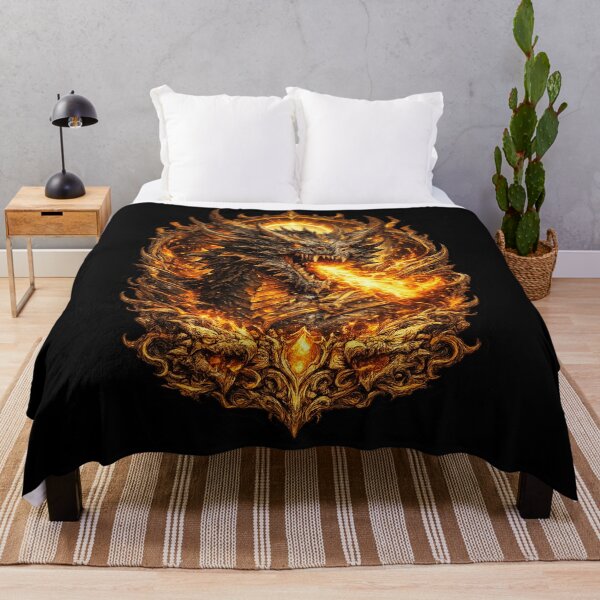 Item preview, Fire Dragon Core – Minimal Epic Dragon Sticker designed and sold by DrizzyV.
