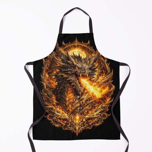 Item preview, Fire Dragon Core – Minimal Epic Dragon Sticker designed and sold by DrizzyV.