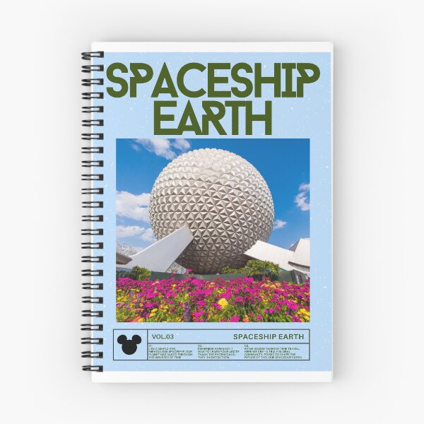Item preview, Retro Spaceship Earth Poster designed and sold by Faithalexandra4.