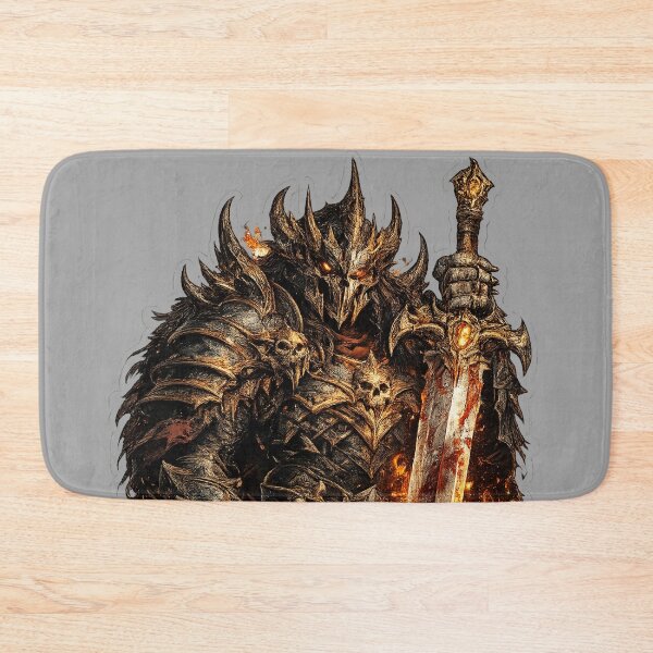 Item preview, Black Iron Warlord – Dark Knight Sticker designed and sold by DrizzyV.