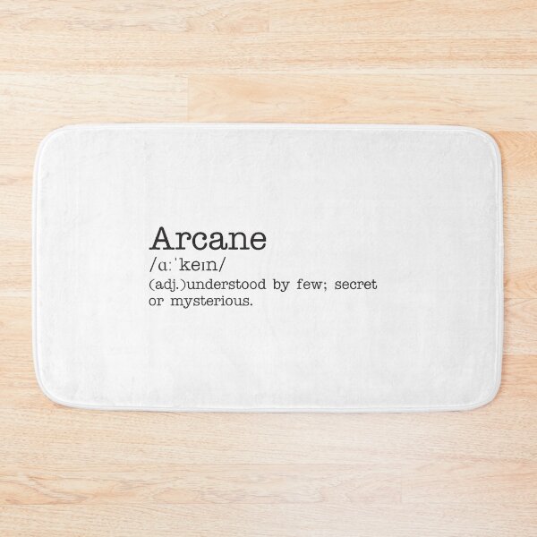 Item preview, Arcane - Beautiful Word Definition - Typewriter designed and sold by Zooone.