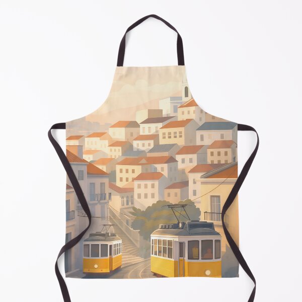 Item preview, Lisbon Minimal Wall Art – Sunlit Hills & Quiet Streets designed and sold by Minimal Calm.