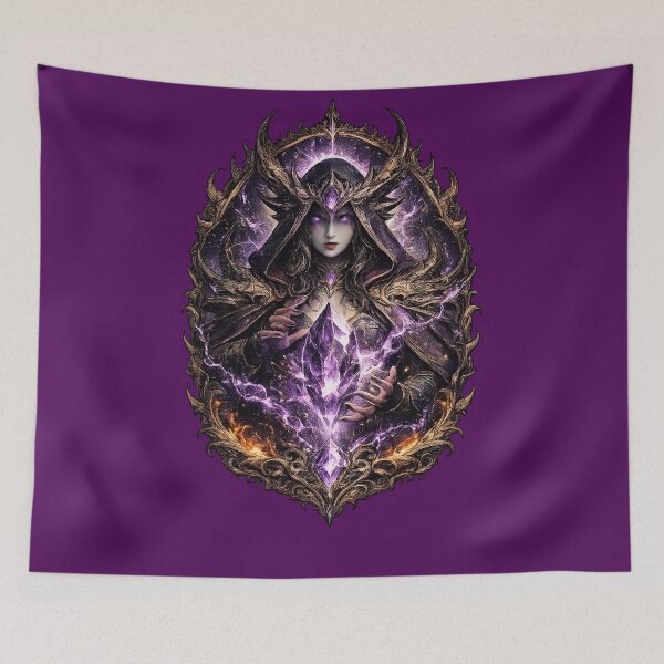 Item preview, Arcane Crystal – Dark Sorceress Sticker designed and sold by DrizzyV.