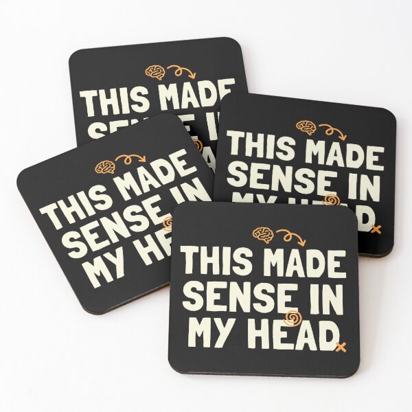 Item preview, This Made Sense in My Head designed and sold by T-FUN SHOP.