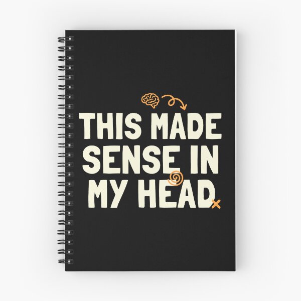 Item preview, This Made Sense in My Head designed and sold by T-FUN SHOP.