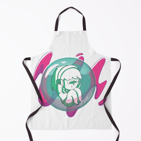 Item preview, Music Immersion – Cartoon Girl Floating in Sound designed and sold by Groslat Art Experiments.