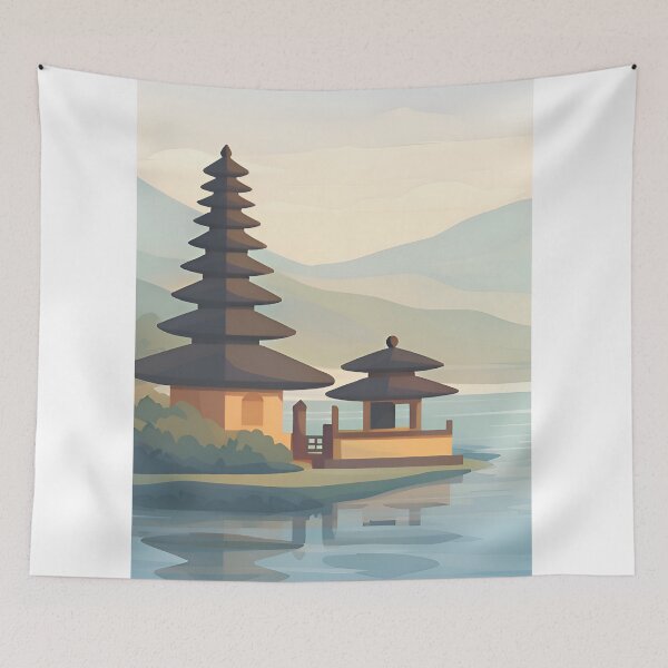 Item preview, Bali Minimal Wall Art – Tropical Calm & Spiritual Atmosphere designed and sold by Minimal Calm.