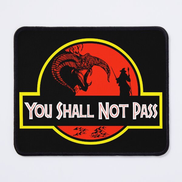 Item preview, Gandalf Balrog You Shall Not Pass designed and sold by Power Up Prints.