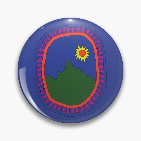 Item preview, Retro Mountain Patch Design designed and sold by annamelley.