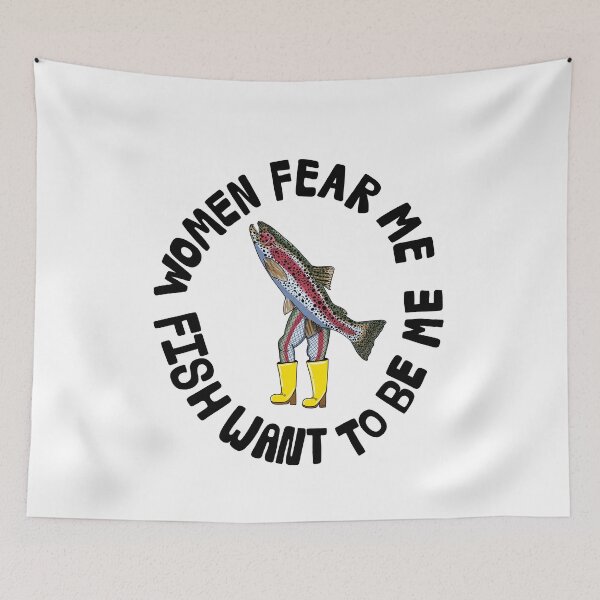 Item preview, Women fear me, fish want to be me. designed and sold by Craftsformiles.