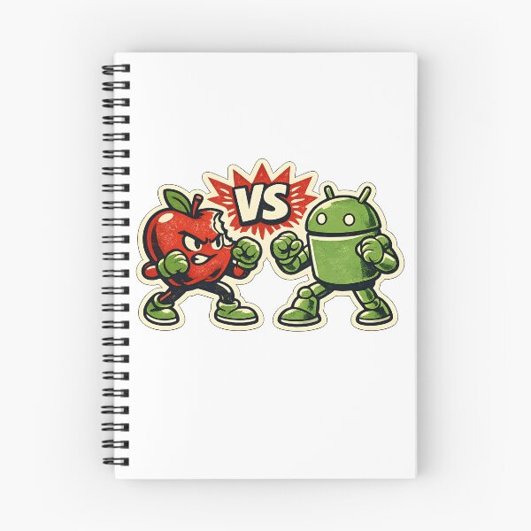 Item preview, Duel Tech Apple vs Android – Vintage Logo designed and sold by Dax Studio.