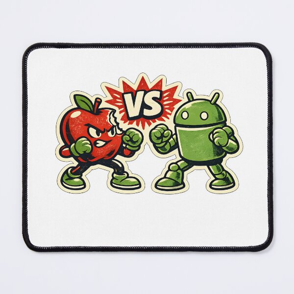 Item preview, Duel Tech Apple vs Android – Vintage Logo designed and sold by Dax Studio.