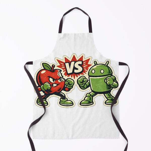 Item preview, Duel Tech Apple vs Android – Vintage Logo designed and sold by Dax Studio.