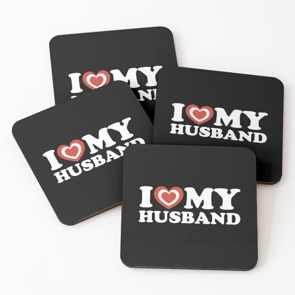 Item preview, I Love My Husband - I Heart My Husband Valentines Day designed and sold by Shape Snip Studio.