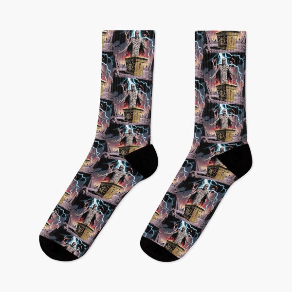 Item preview,  The Egyptian Mummy Rises from his magical Sarcophagus in his dark tomb designed and sold by Vintage Designs +.