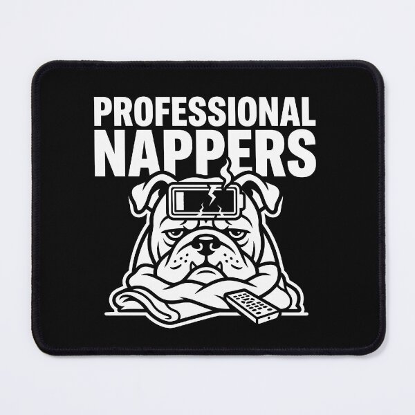 Item preview, Professional Nappers - Lazy Bulldog Low Battery designed and sold by TextCrew.