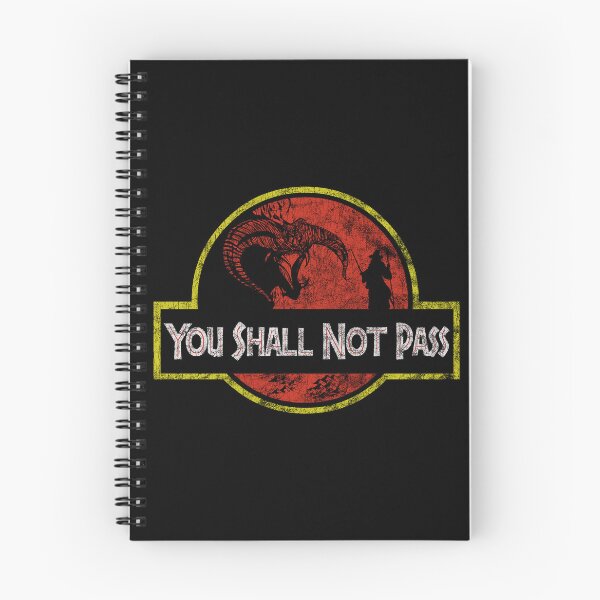 Item preview, Gandalf Balrog You Shall Not Pass Distressed designed and sold by Power Up Prints.