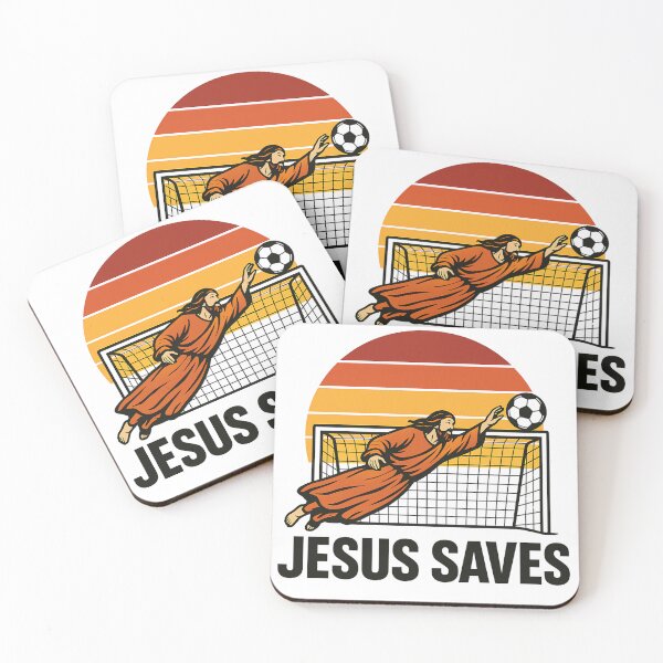 Item preview, Jesus Saves Soccer - Funny Christian Goalie designed and sold by ZBIFBOUETLA.