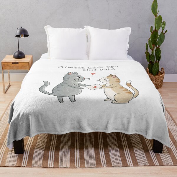 Item preview, Almost Gave You This — Cute Cats Valentine Illustration designed and sold by VivoStudio.