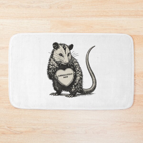 Item preview, The "Absolutely Not" Opossum: Vintage Ink Style Illustration designed and sold by Evaevonechi.