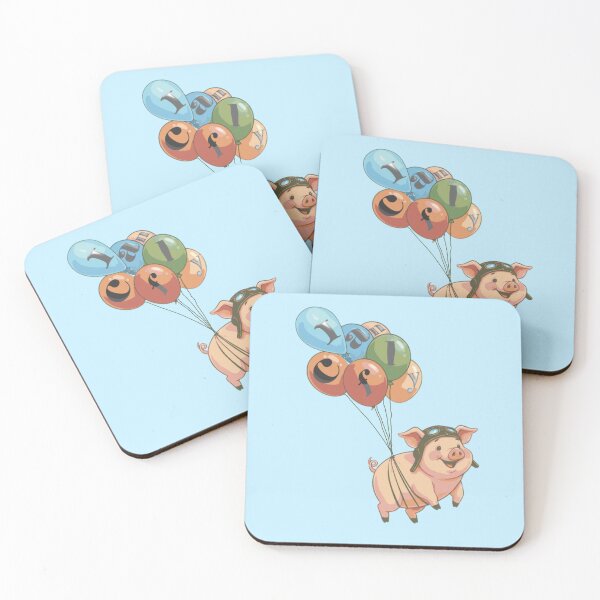 Item preview, I Can Fly - Happy Flying Pig designed and sold by SawaOne.