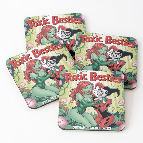 Item preview, Toxic Besties Poison Ivy & Harley Quinn – Gotham's Wildflowers   designed and sold by Midnight Veil Designs.