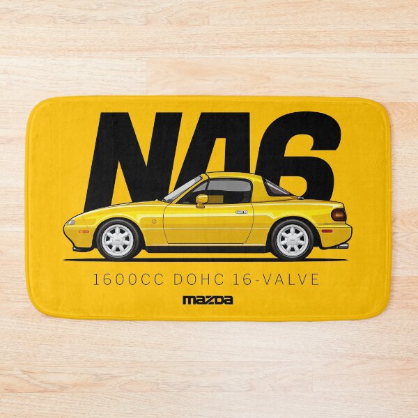 Item preview, Mazda Miata NA sunburst yellow 1.6 DOHC designed and sold by Lifterticker Racing Club.