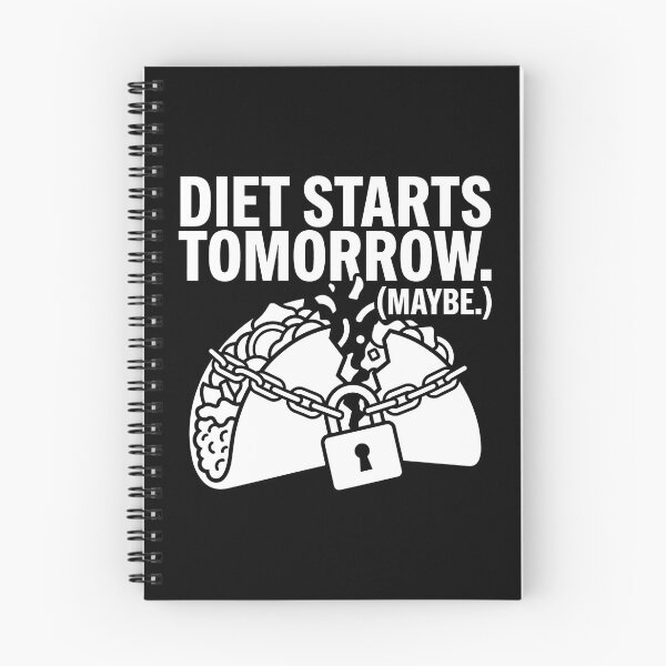 Item preview, Diet Starts Tomorrow Maybe - Funny Taco Lover Chain designed and sold by TextCrew.