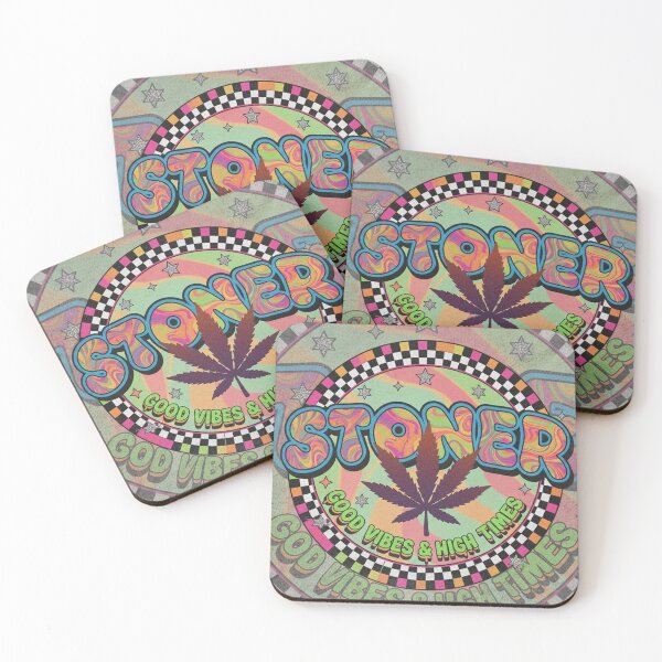 Item preview, 90s Vintage Stoner Good Vibes - Retro Psychedelic Weed Logo designed and sold by Stone-T .