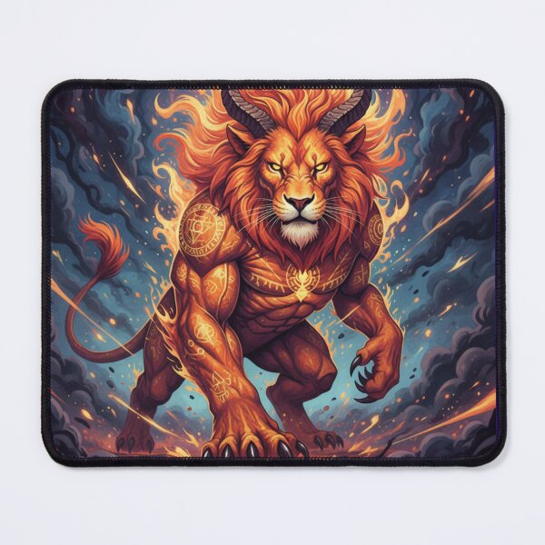 Item preview, Infernal Fire Lion: The Celestial Beas designed and sold by Rafcioo.