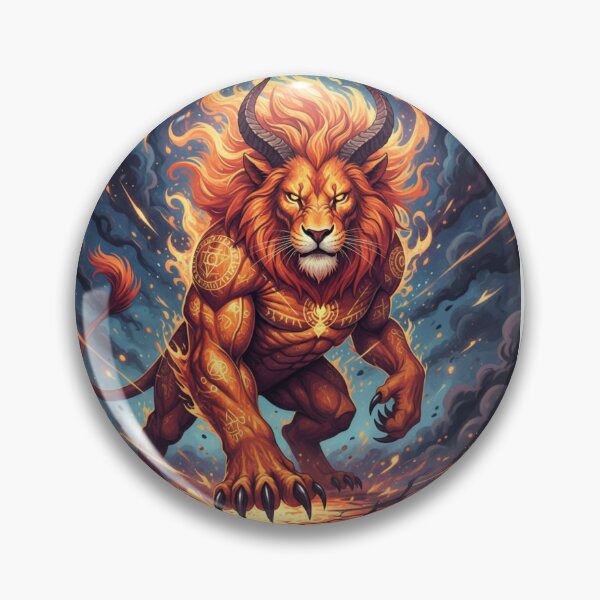 Item preview, Infernal Fire Lion: The Celestial Beas designed and sold by Rafcioo.