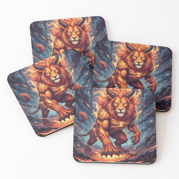 Item preview, Infernal Fire Lion: The Celestial Beas designed and sold by Rafcioo.