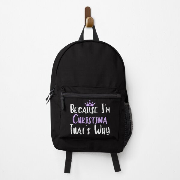 Item preview, Because I'm Christina That's Why Funny Women's Gift designed and sold by WeirdlyRare.