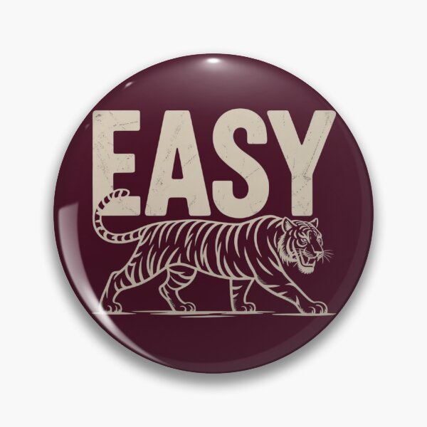 Artikelvorschau, EINFACH – Minimalistisches Vintage-Tiger-Design entworfen und verkauft von Marplesmade.