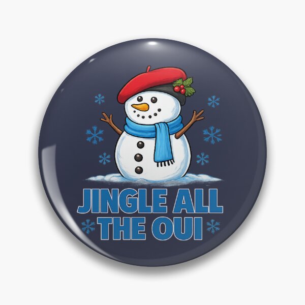 Item preview, French Snowman Bad pun designed and sold by Voici.